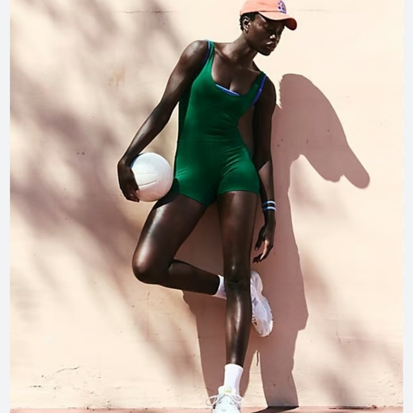 New!Free People.Movement Good Karma Runsie - Picture 1 of 11